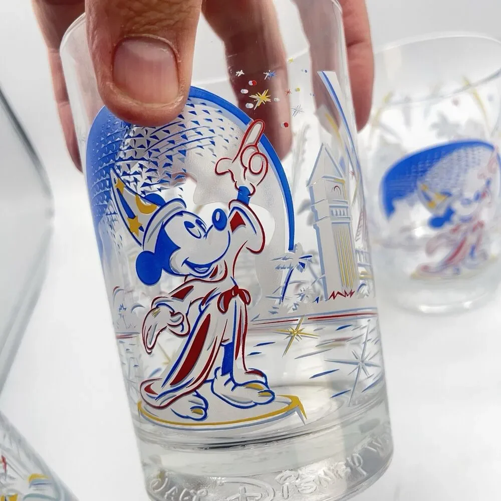 McDonald's WALT DISNEY World 25th Anniversary Glasses Lot Of 3